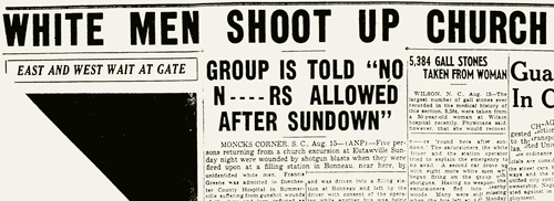 There were actually MORE Sundown Towns in the north, than in the south! Source: Tolerace.org 