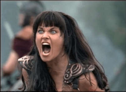 Xena-Angry